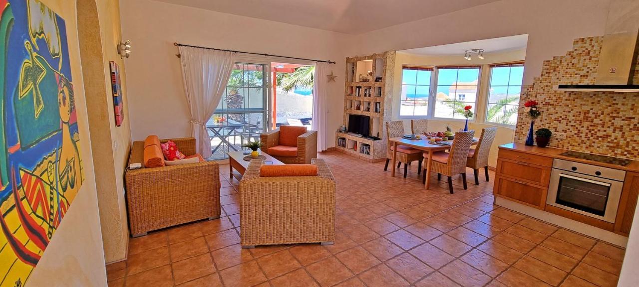Ferienhaus Casa Oasis - La Pared - Garten - Meerblick Eksteriør bilde